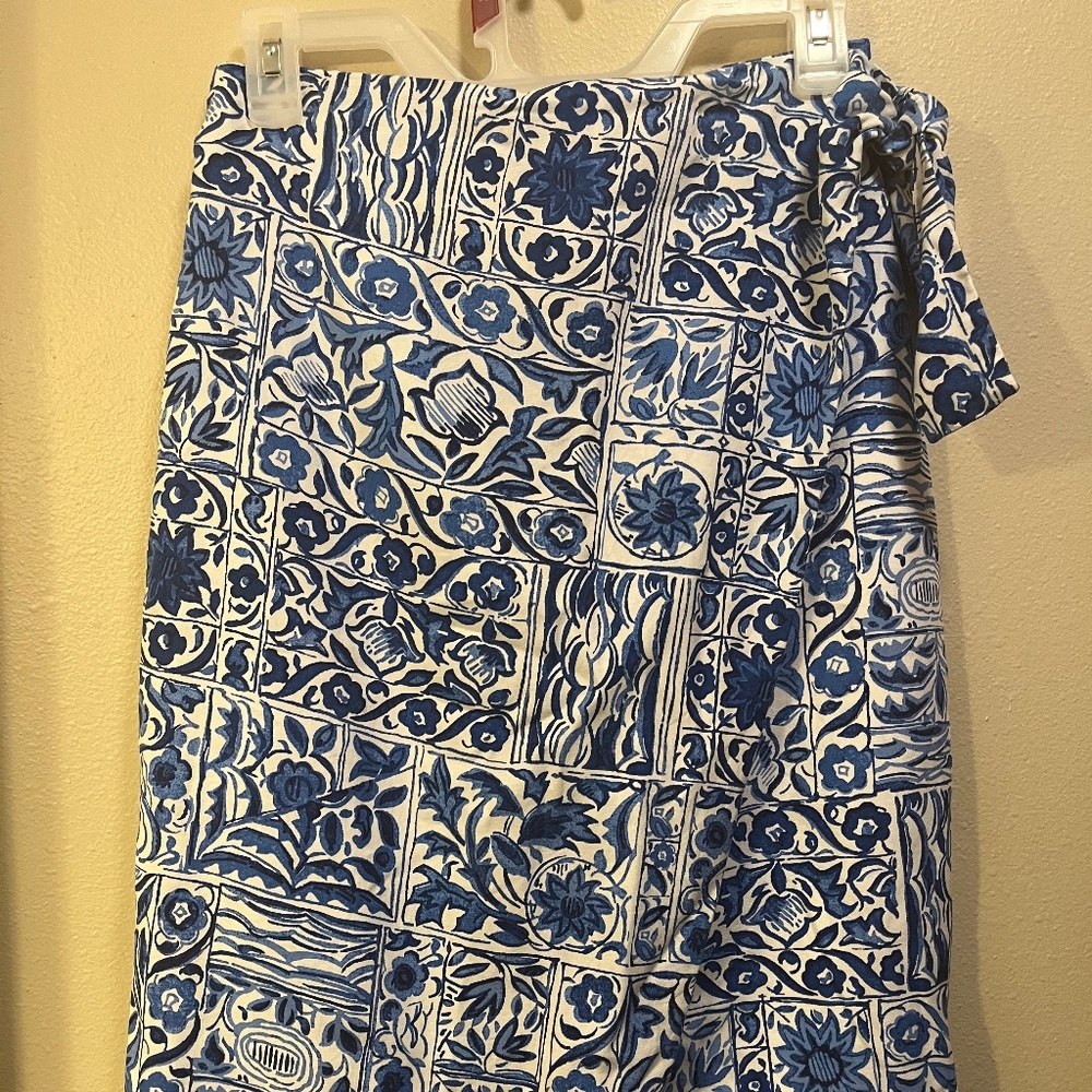 Ann Taylor Loft Faux Wrap Skirt, 2P